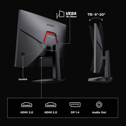 KOORUI 25E3A 24.5-inch VA FHD 180Hz Gaming Monitor